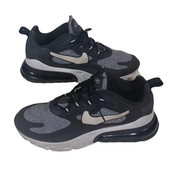 Exc Nike Air Max 270 React Op Art 2019 Size 11 Rare Authentic Black Grey Trainer - Picture 2 of 15